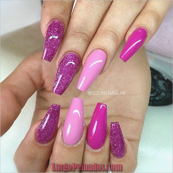 Diseños de arte de uñas púrpura (5)