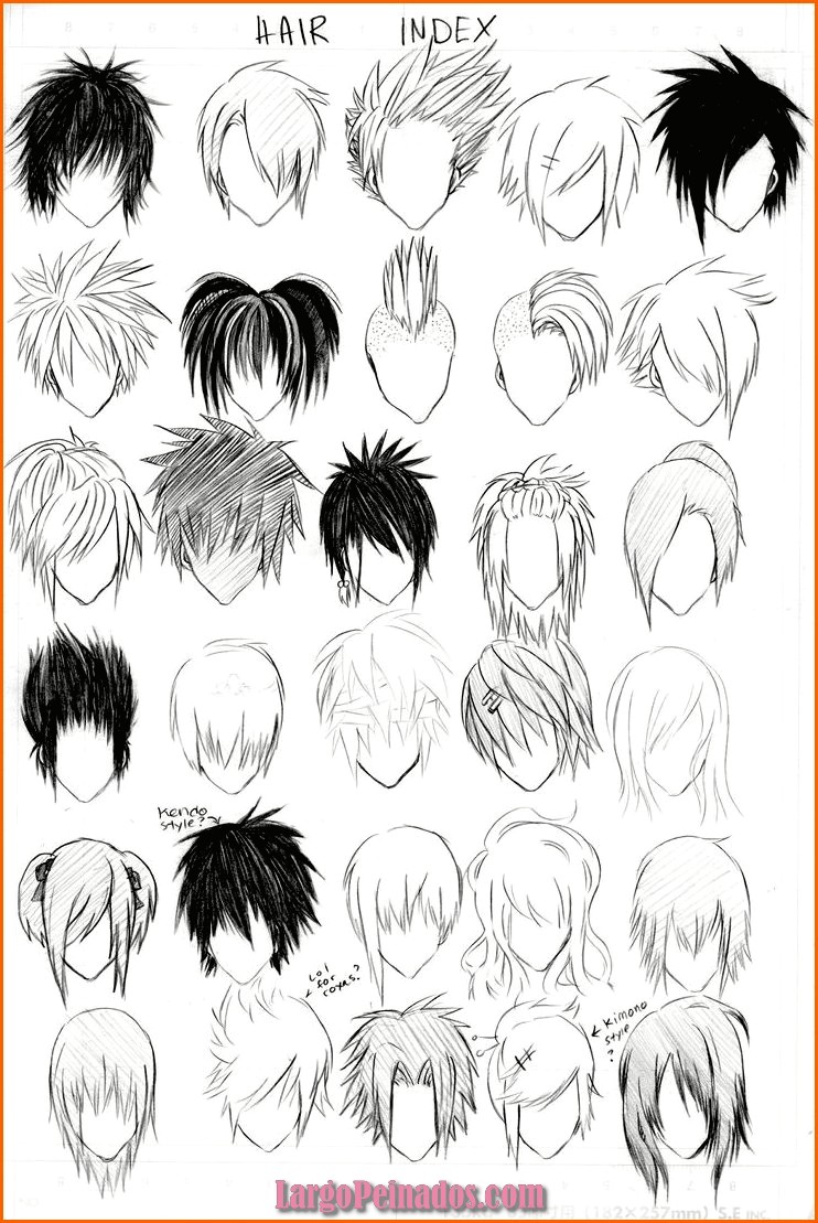 peinados anime hombre 19