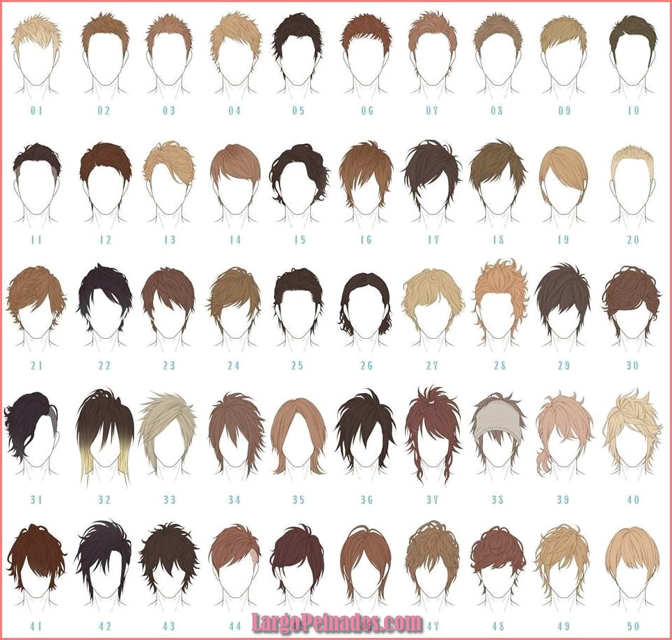 Anime Hombre Peinados » Largo Peinados