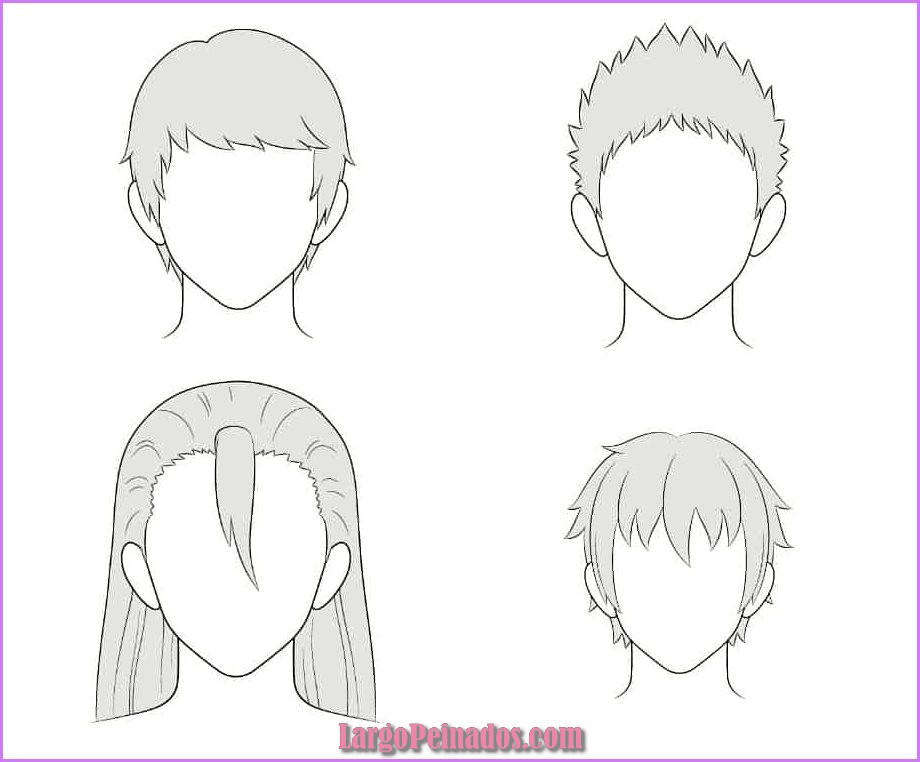 Anime Hombre Peinados » Largo Peinados