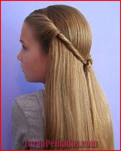 peinados de fiesta para ni�as con cabello largo 7