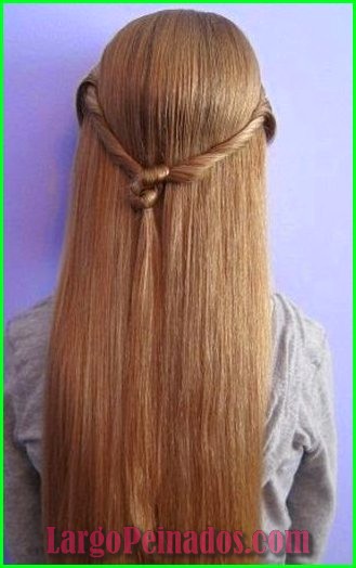 peinados de fiesta para ni�as con cabello largo 23