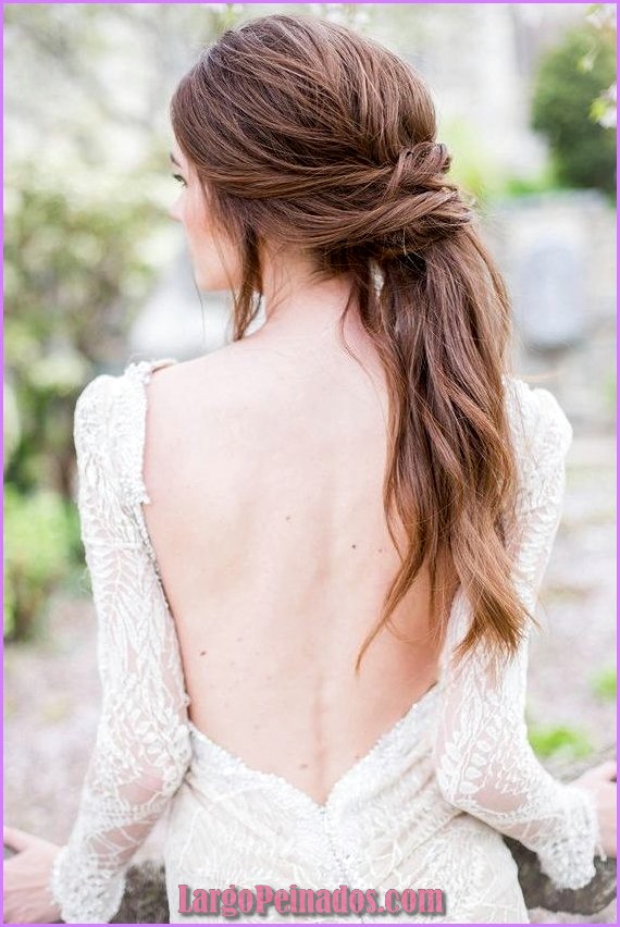 peinados de novia pelo largo 10