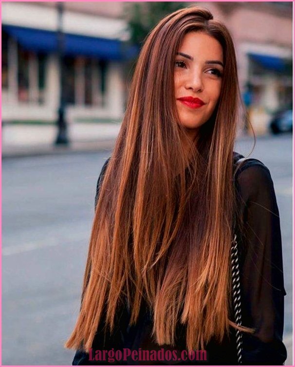 peinado de pelo largo mujer 20