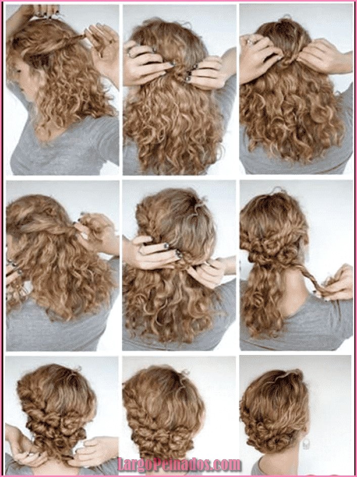 peinados cabello largo rizado paso paso 9