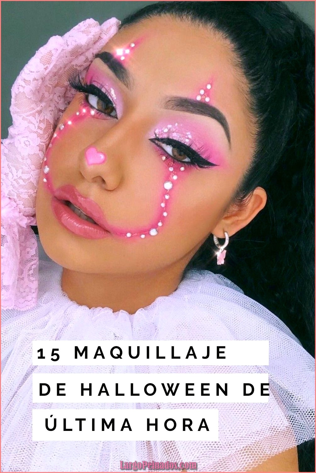 maquillaje sencillo halloween 21