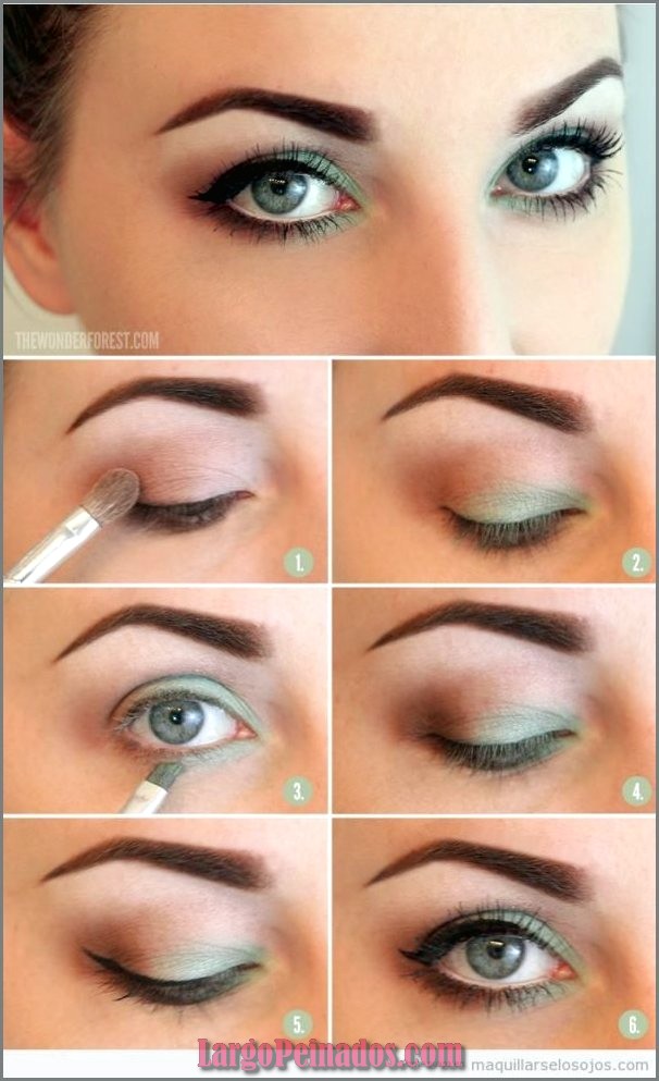 maquillaje ojos verdes 10