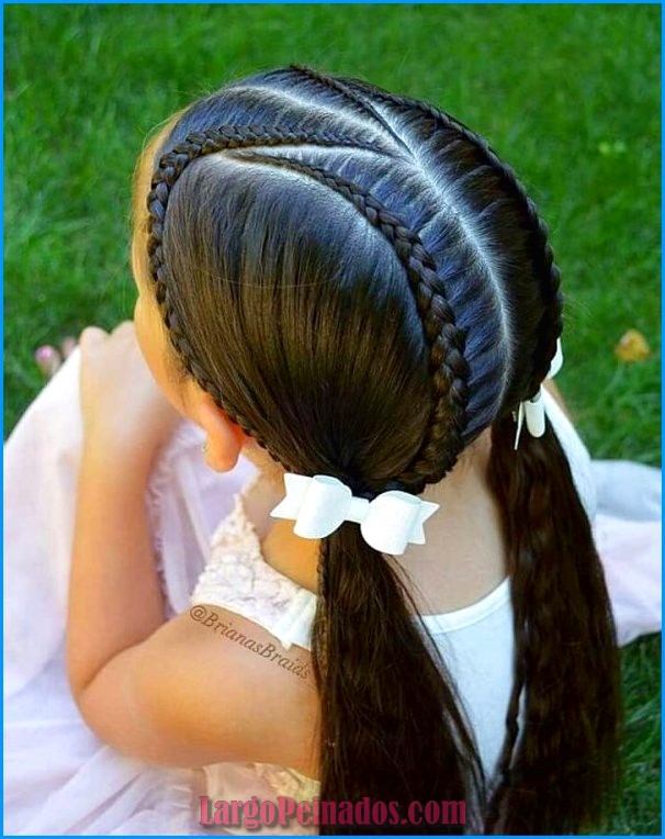 peinados para niñas faciles y bonitos 16