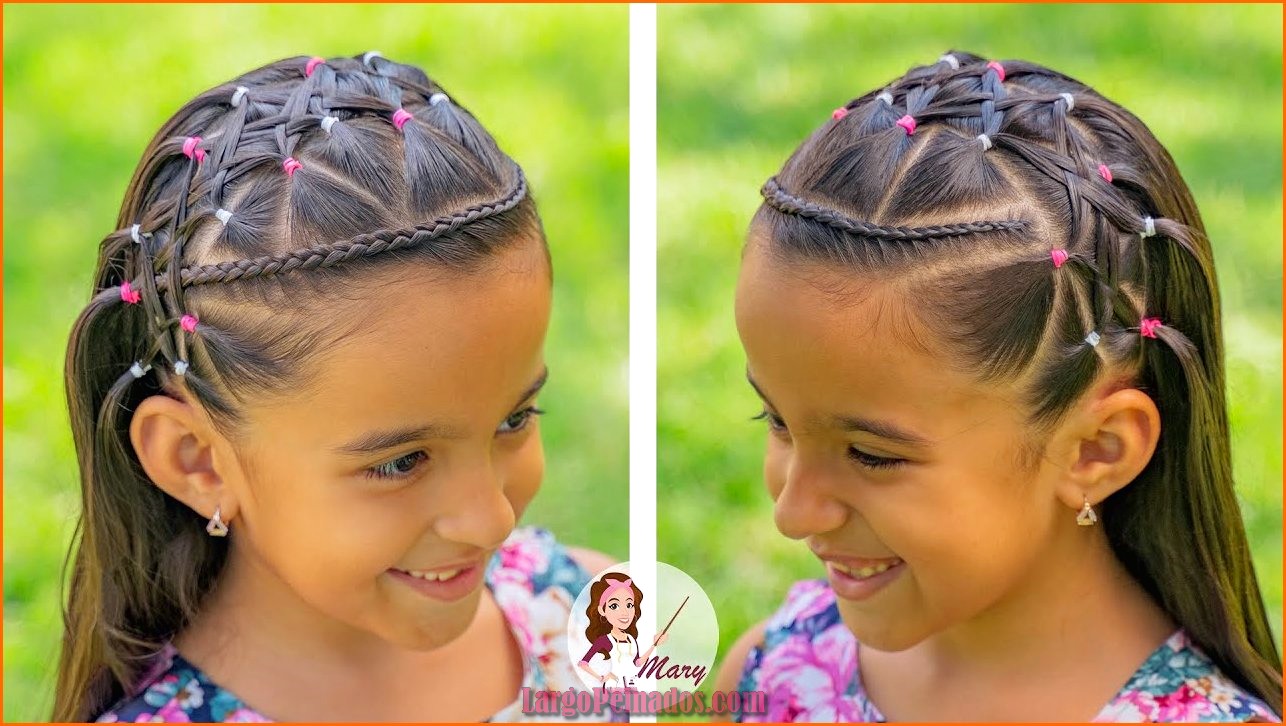 peinados con extensiones de colores para niñas 4