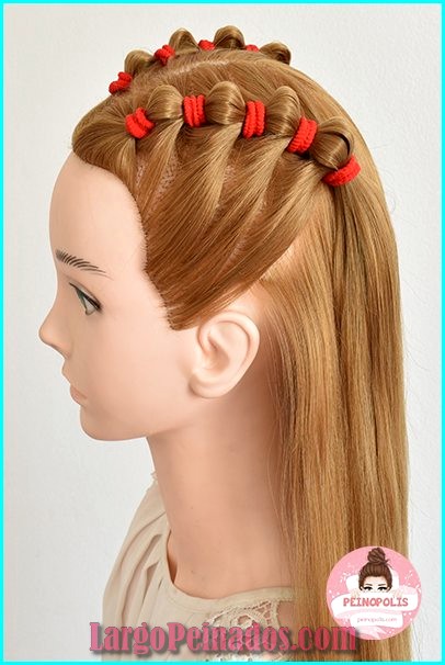 peinados con extensiones de colores para niñas 7
