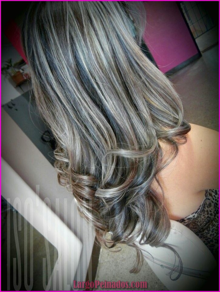 peinados color plata 2