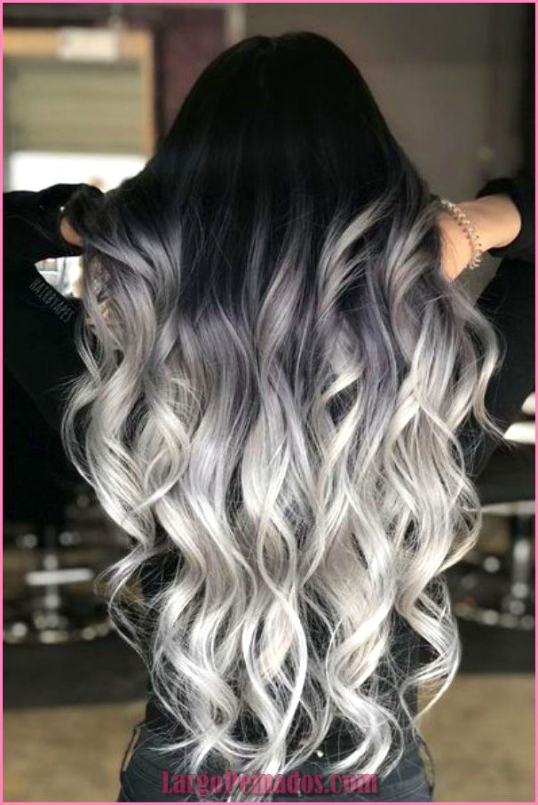 peinados color plata 3