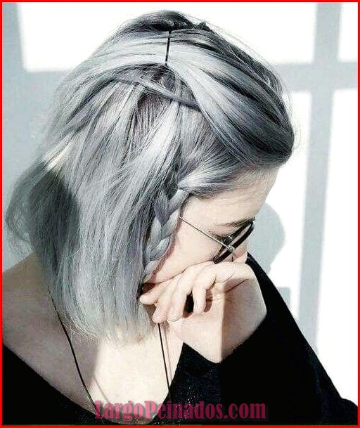 peinados color plata 24