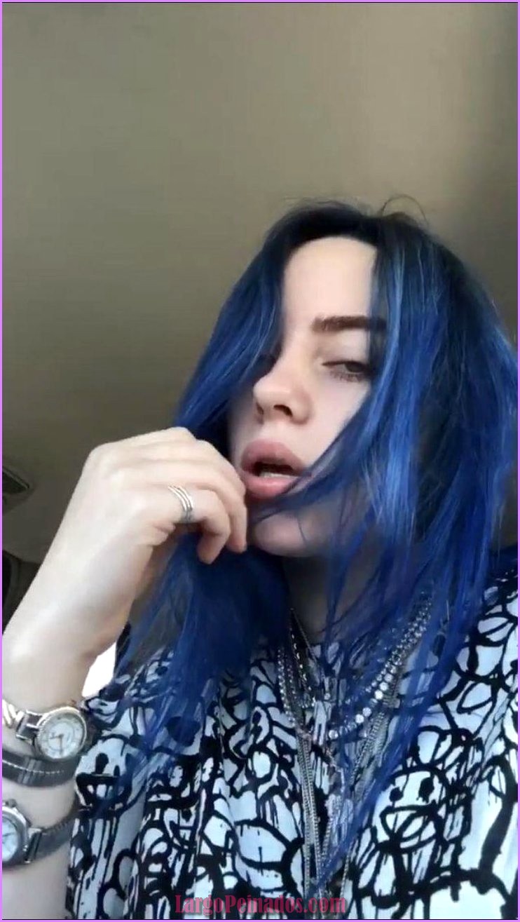 peinados de color azul 2