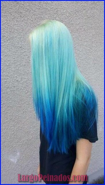 peinados de color azul 8