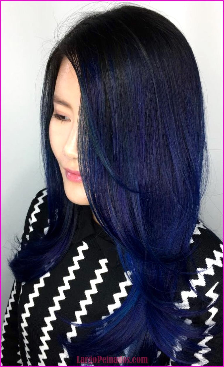 peinados de color azul 15