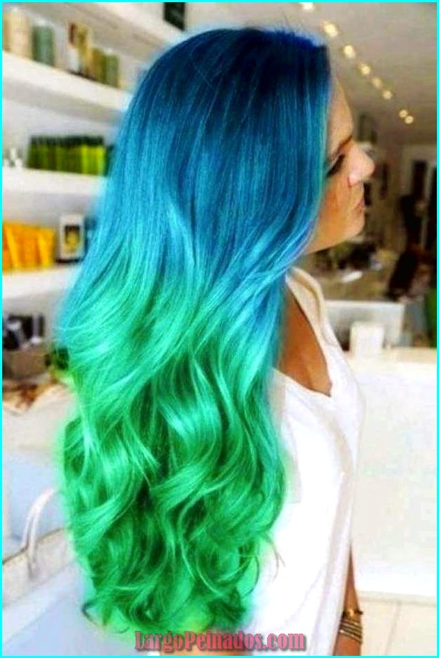 peinados de color azul 26
