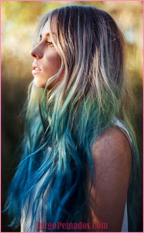 imagenes de peinados con mechas de colores 1