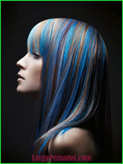 imagenes de peinados con mechas de colores 6
