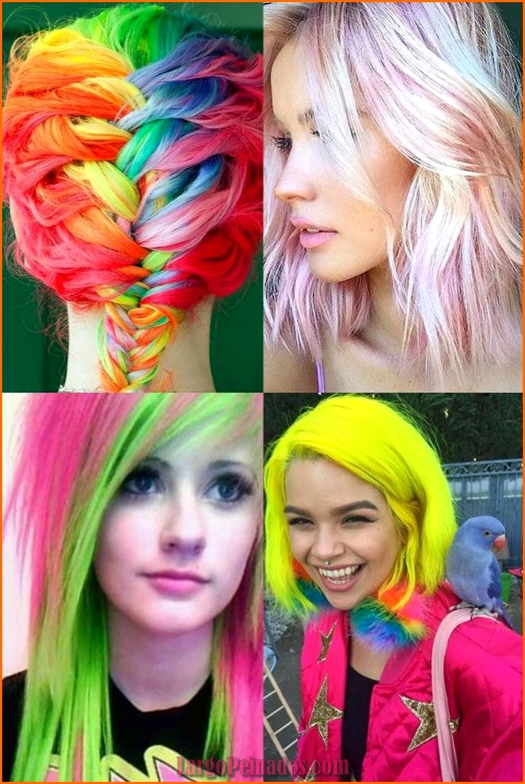 imagenes de peinados con mechas de colores 14