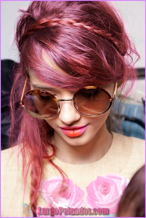 peinados de color rosa 15