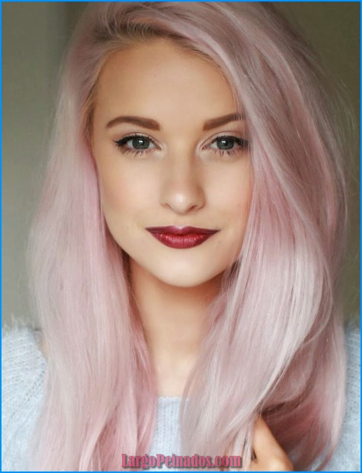peinados de color rosa 3