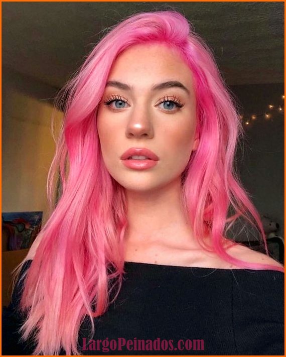 peinados de color rosa 20