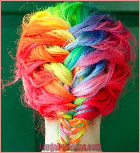 peinados colores fantasia 15