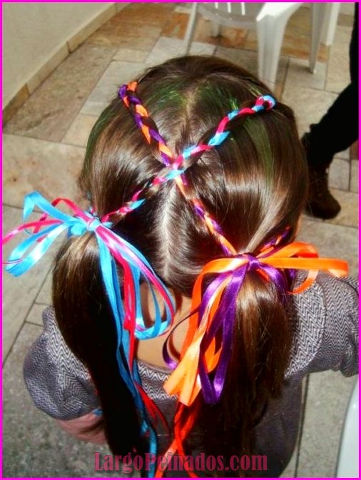 peinados con cintas de colores 12