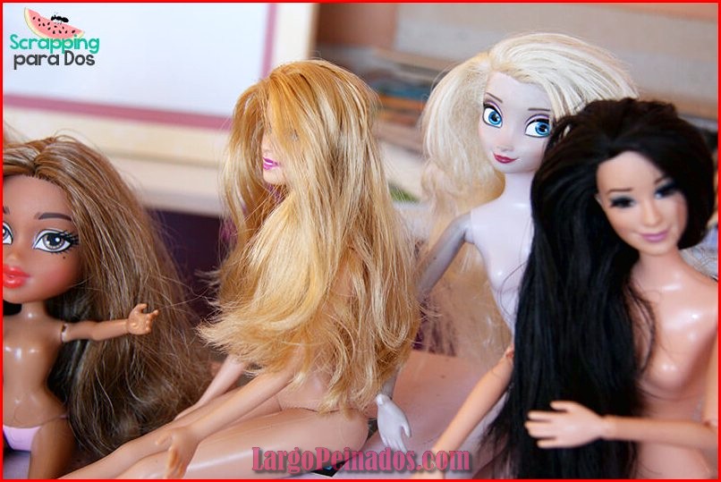 barbie peinados de colores 3