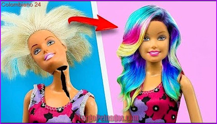 barbie peinados de colores 9