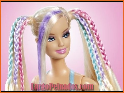 barbie peinados de colores 13