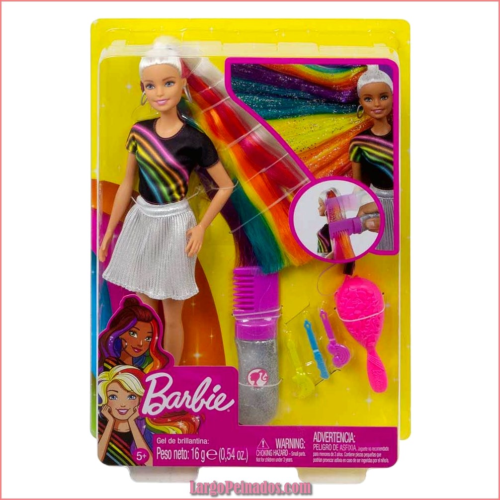 barbie peinados de colores 29
