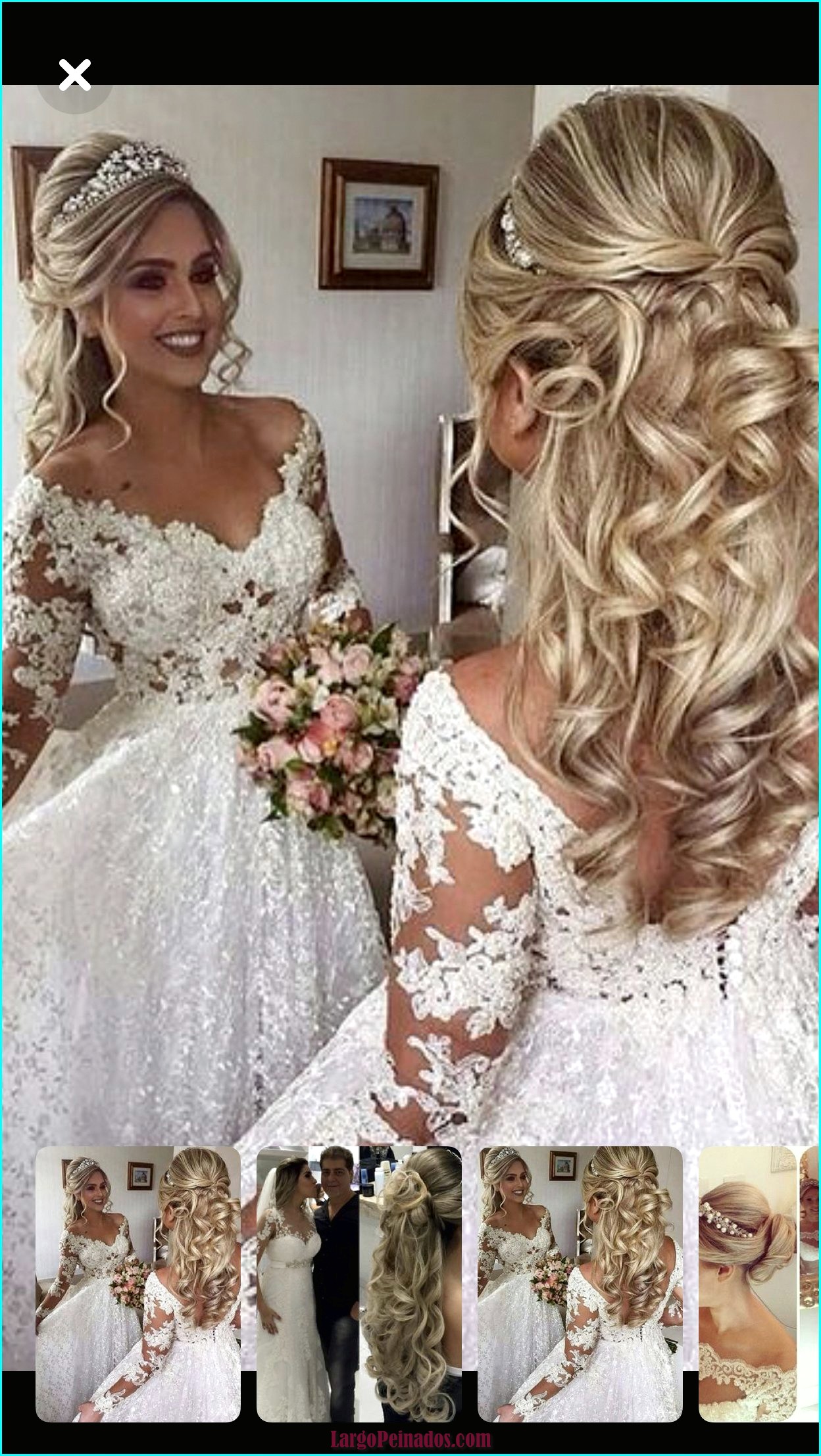 peinados de novia 2015 con velo 8