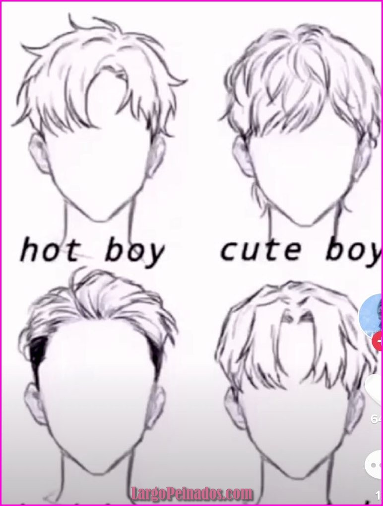 Anime Hombre Peinados