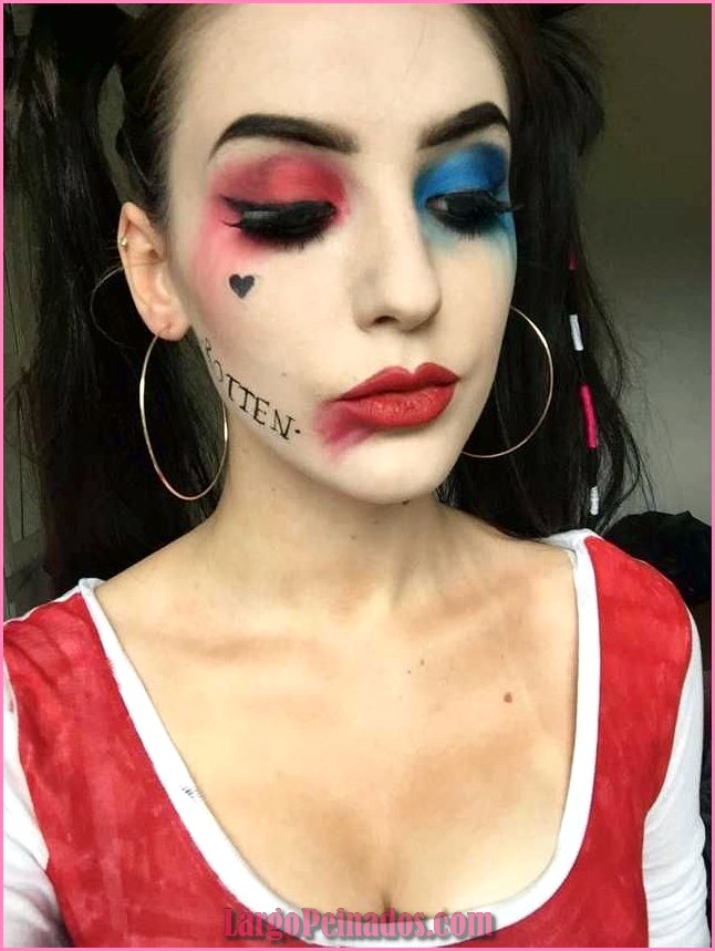 Harley Quinn Maquillaje para niña