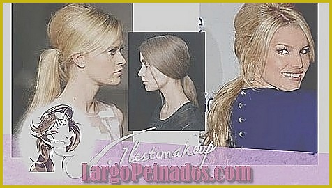 Estilos de peinados vintage para cabello largo