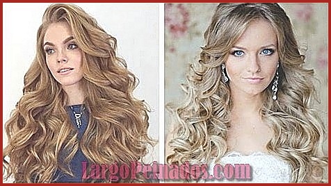 Peinados con ondas para lucir el cabello largo y sedoso